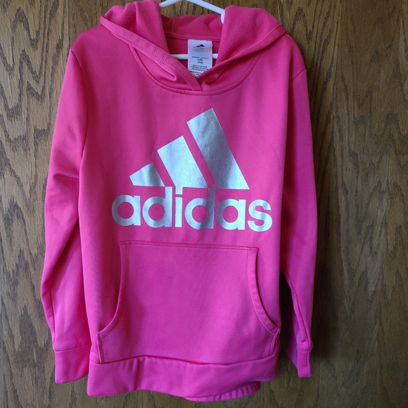 Adidas Girls Size L Hoodie Pullover - Picture 6 of 10